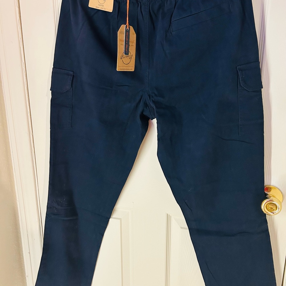 Men's Navy Cargo Pants